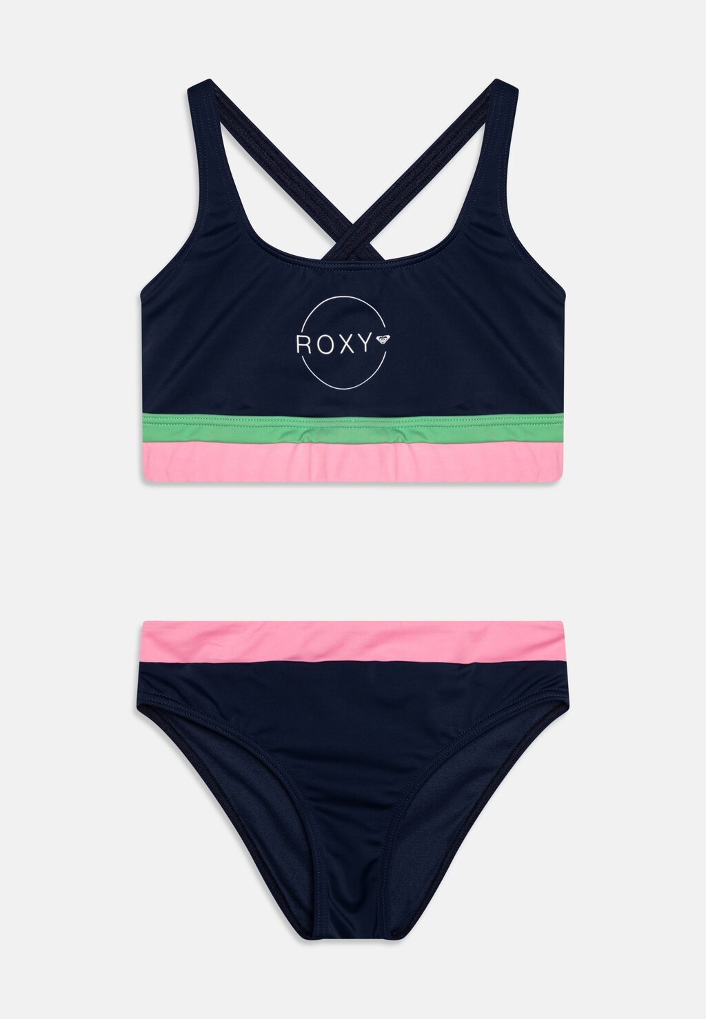 

Бикини ILACABO ACTIVE CROP SET Roxy, цвет naval academy