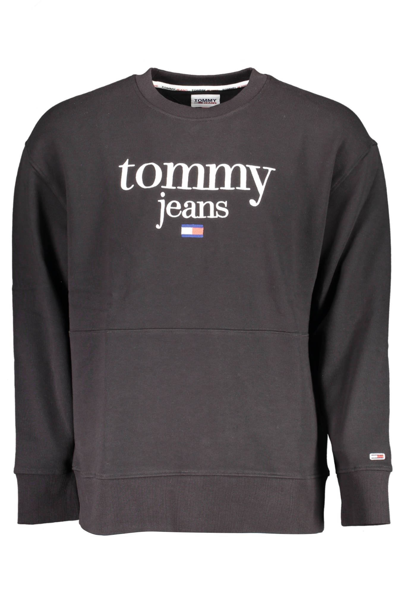 

Черный хлопковый мужской свитер Tommy Hilfiger