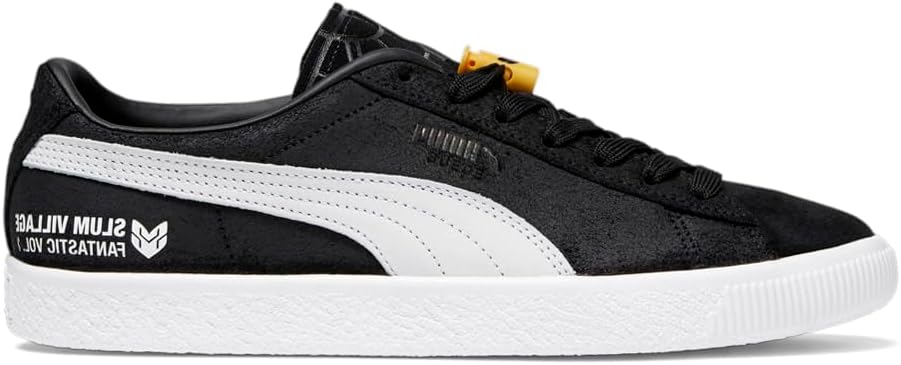 

Мужские замшевые кроссовки PUMA VTG X Distinct Life на шнуровке, повседневные - черные