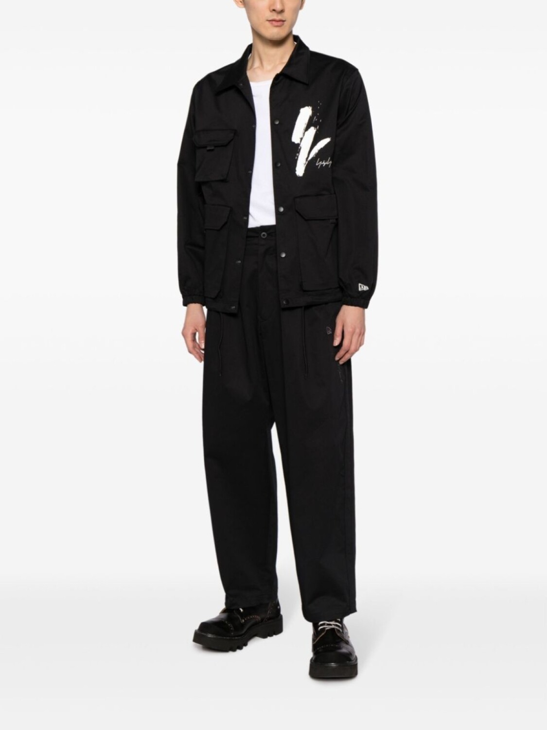Куртка Yohji Yamamoto x New Era Logo Print, черный — фото 3