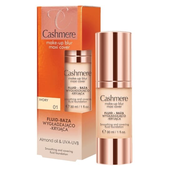 

Разглаживающая и покрывающая основа-флюид 01 Ivory, 30 мл Cashmere, Make-Up Blur Maxi Cover