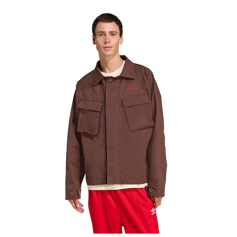 

Куртка adidas Originals Regular Fit, коричневый