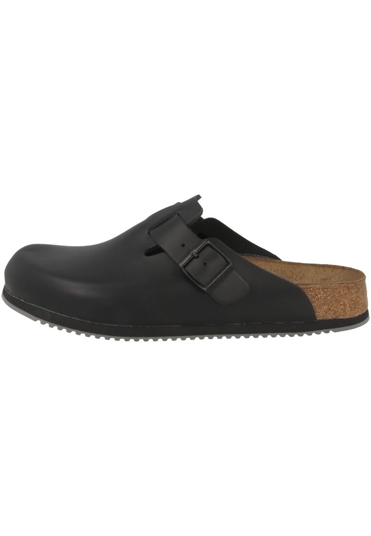 Мюли на плоской подошве CLOGS BOSTON Birkenstock, цвет black