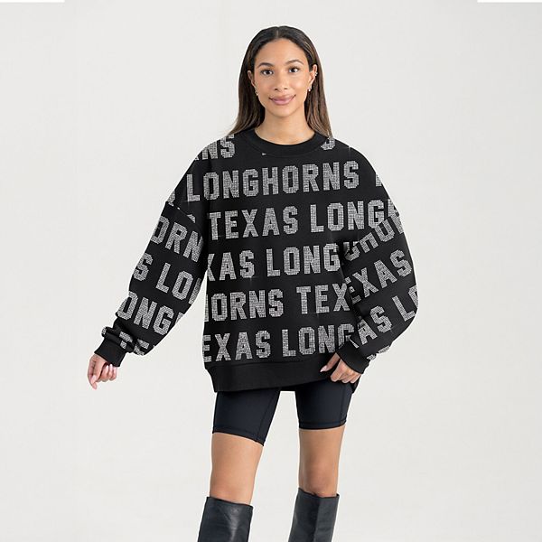 

Женский свитшот black texas longhorns hype era Gameday Couture