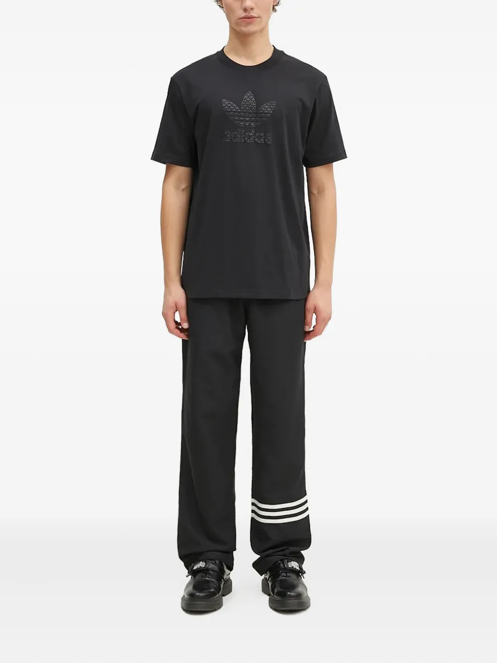 Спортивные брюки с полосками 3-Stripes Adidas, черный — фото 2
