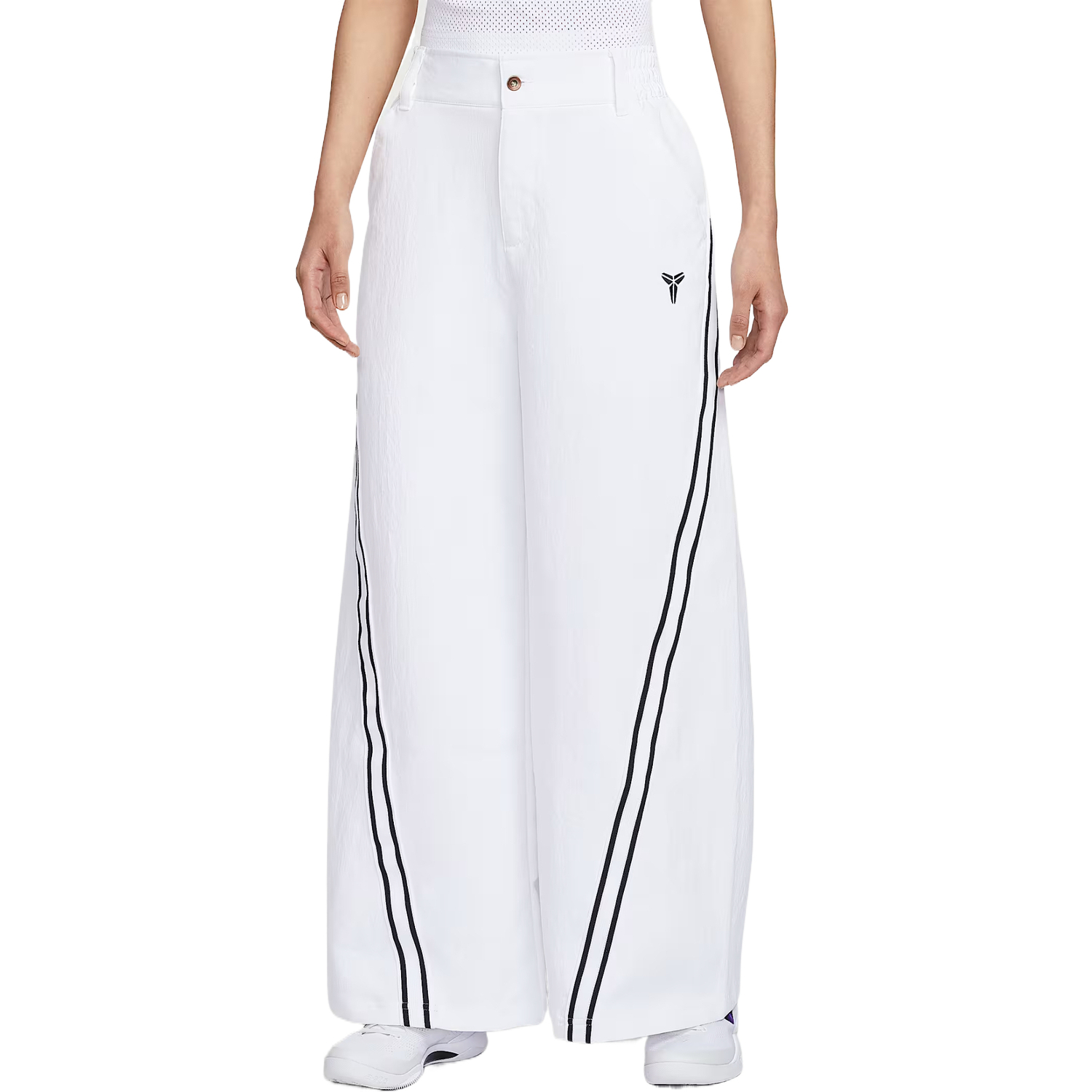 Dri Fit SS25 повседневные брюки женские Nike, белый/черный — фото 3