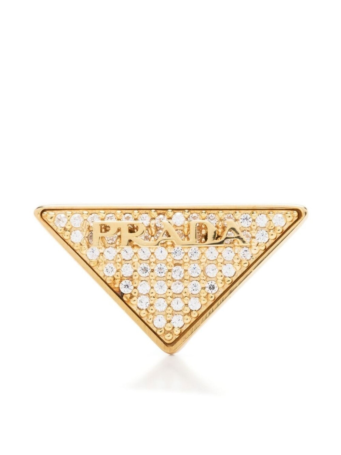 

Серьги-гвоздики с кристаллами Prada, золотой