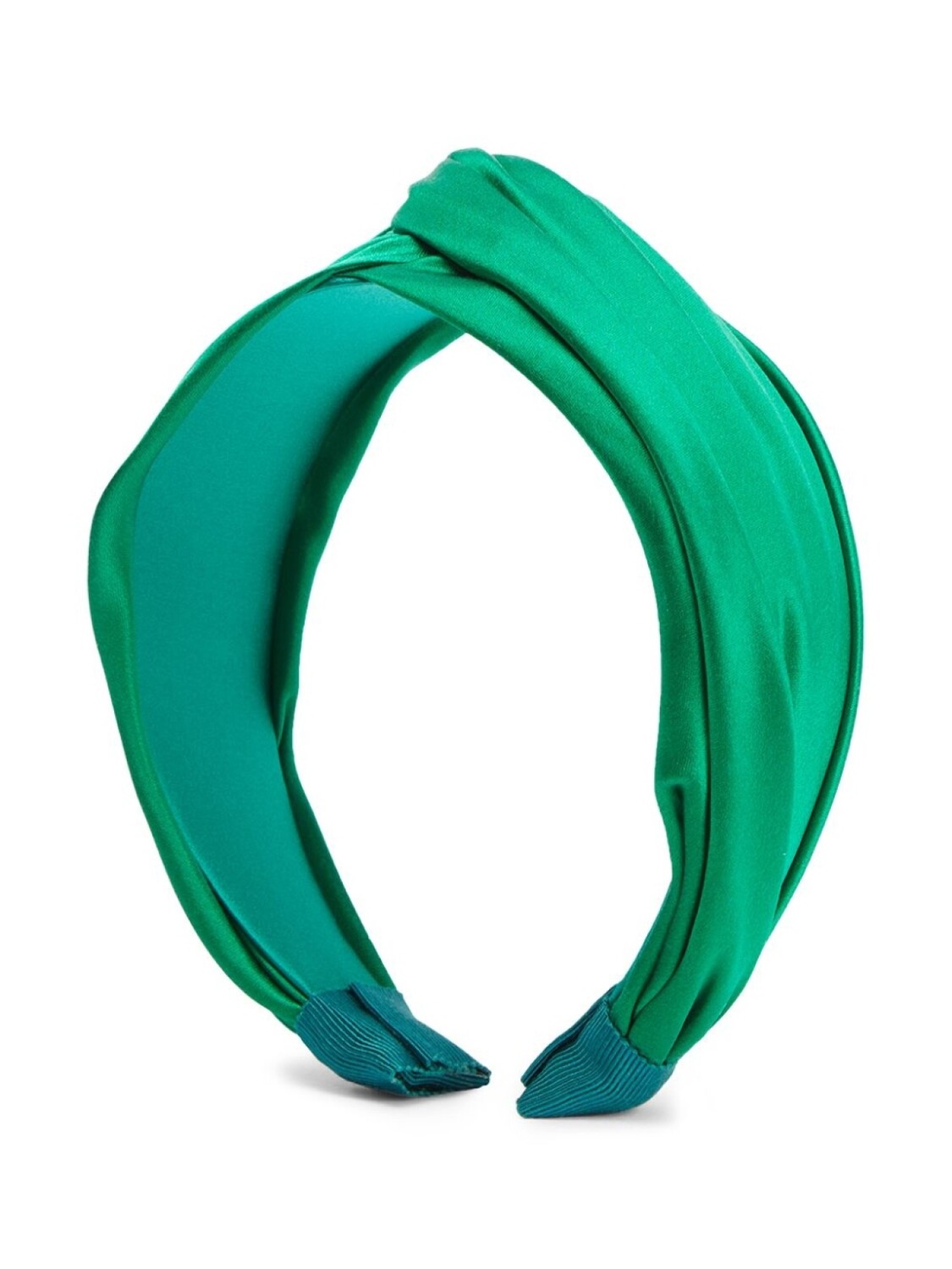 

Jennifer Behr атласный ободок Twist, зеленый