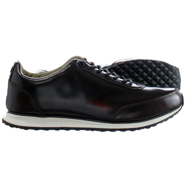 Женские бордовые кроссовки Helaine runner 3 srw Lacoste, коричневый — фото 4