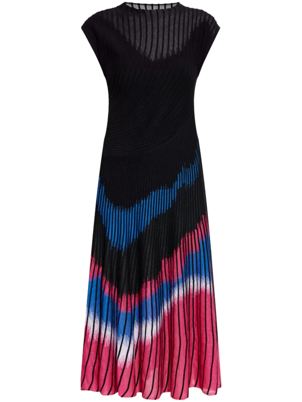 

Платье миди Rick DVF Diane von Furstenberg, черный