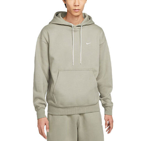 Толстовка Men's Nike Logo Embroidered Solid Color Fleece Lined Green, мультиколор — фото 4