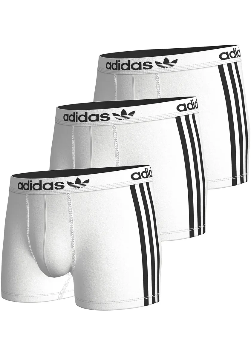 

Adidas Originals Boxer "Comfort Flex Cotton" (упаковка, 3 шт.), Real Cool Cotton, быстросохнущие и впитывающие влагу, белый