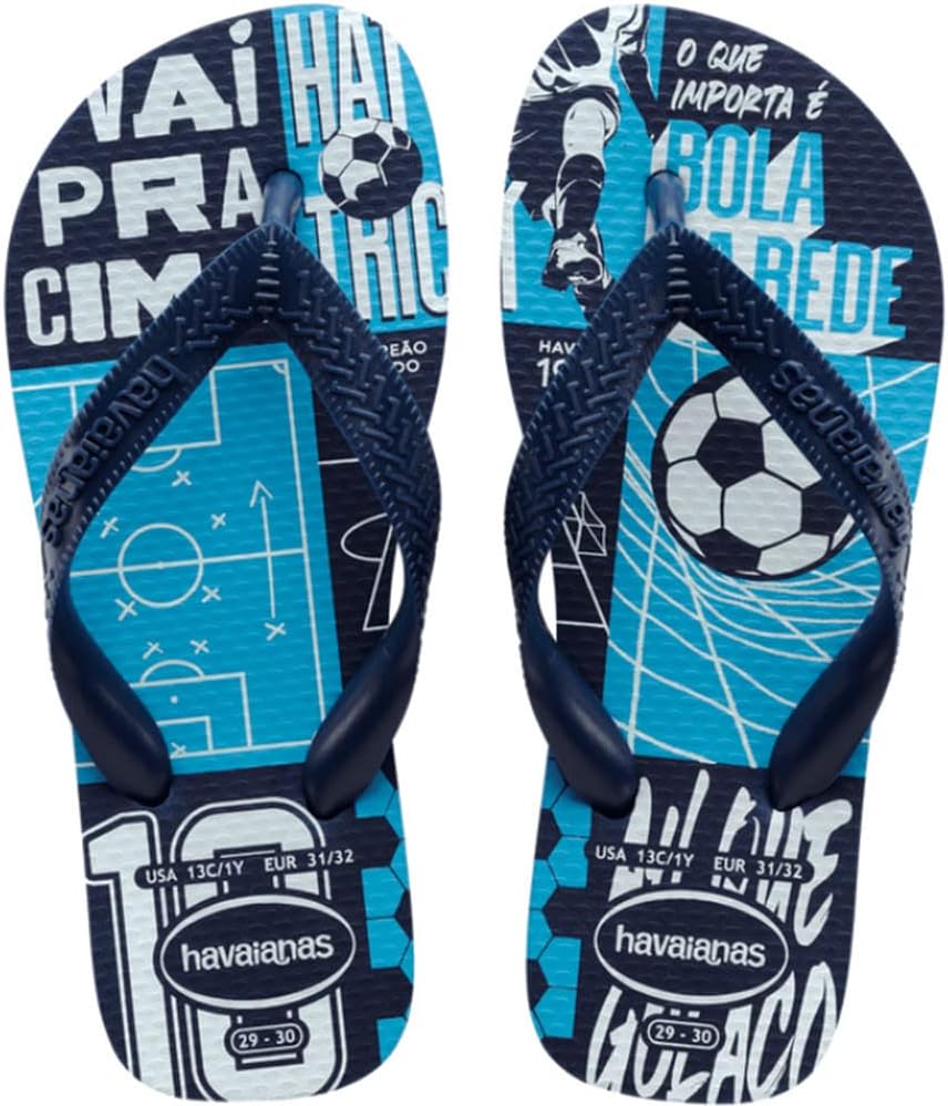 

Детские шлепанцы Havaianas: удобные, легкие и практичные, с яркими рисунками, широкими ремешками и нескользящей подошвой, темно-синий