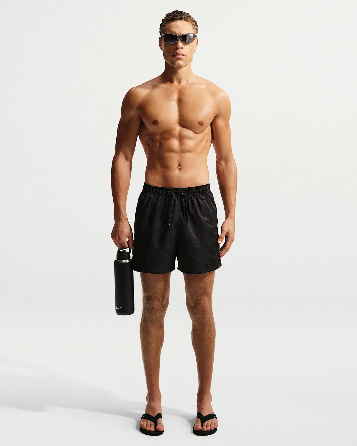 Мужские плавательные шорты Nike Swim Breaker 5" с полной подкладкой, Black