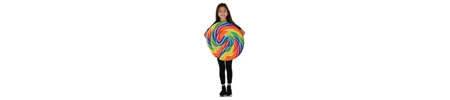 Детский костюм-туника «Радуга леденца» Dress Up America, мультиколор — фото 2