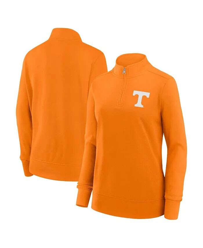 

Женская куртка Tennessee Orange Tennessee Volunteers Velocity French Terry с застежкой-молнией на четверть оборота Fanatics
