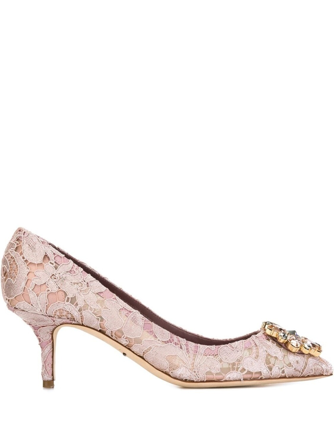 

Dolce & Gabbana кружевные туфли-лодочки Bellucci, розовый