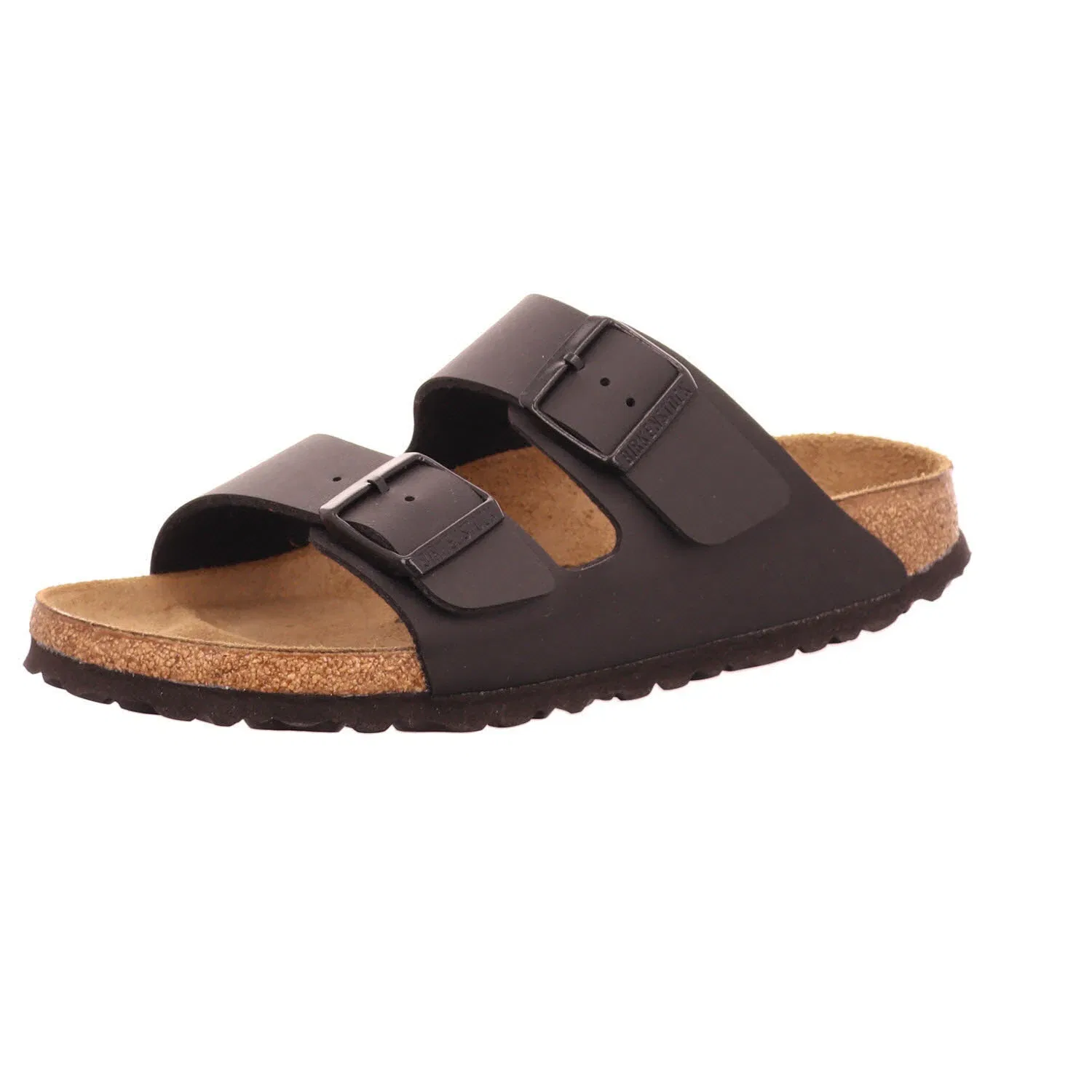 Домашние тапочки, кожаная стелька, Birkenstock, черный