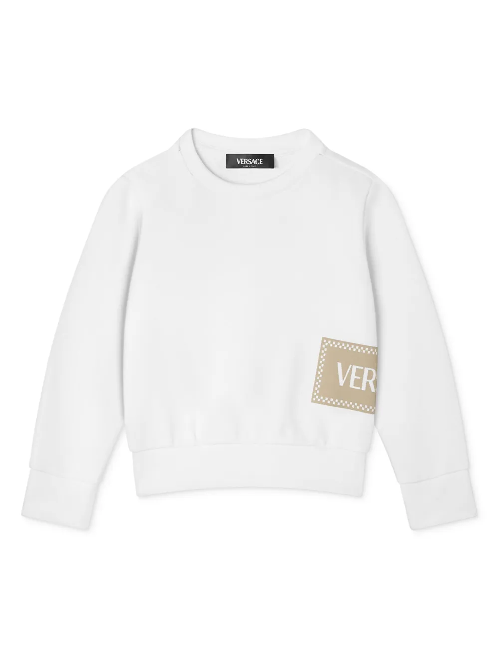 

Толстовка с логотипом Versace Kids, белый