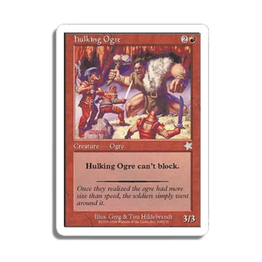 

CCG Неповоротливый огр (U), MTG - Starter Series (1999)