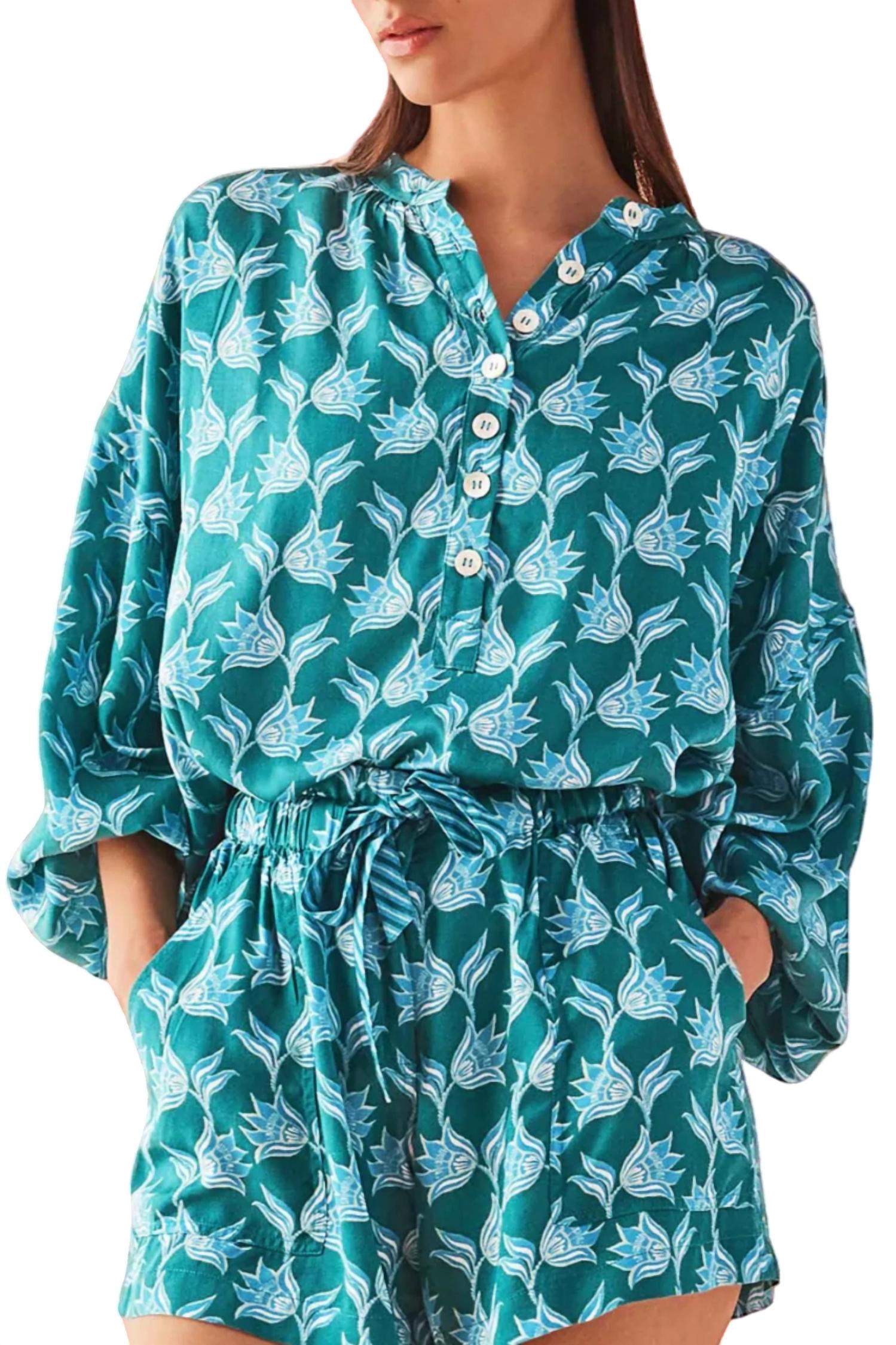 

Женская блузка Kai в цвете Nicobar Mantis OMIKA, Nicobar Mantis