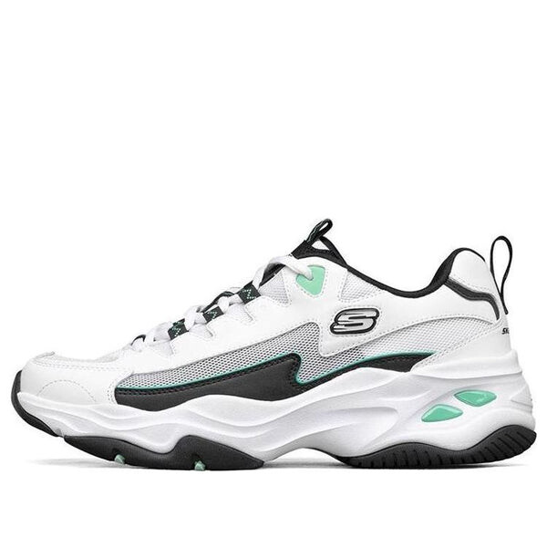

Кроссовки d'lites 4.0 low running shoes black/white/green Skechers, черный