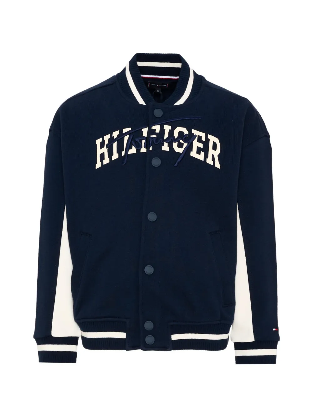 

Бомбер в полоску Tommy Hilfiger Junior, синий