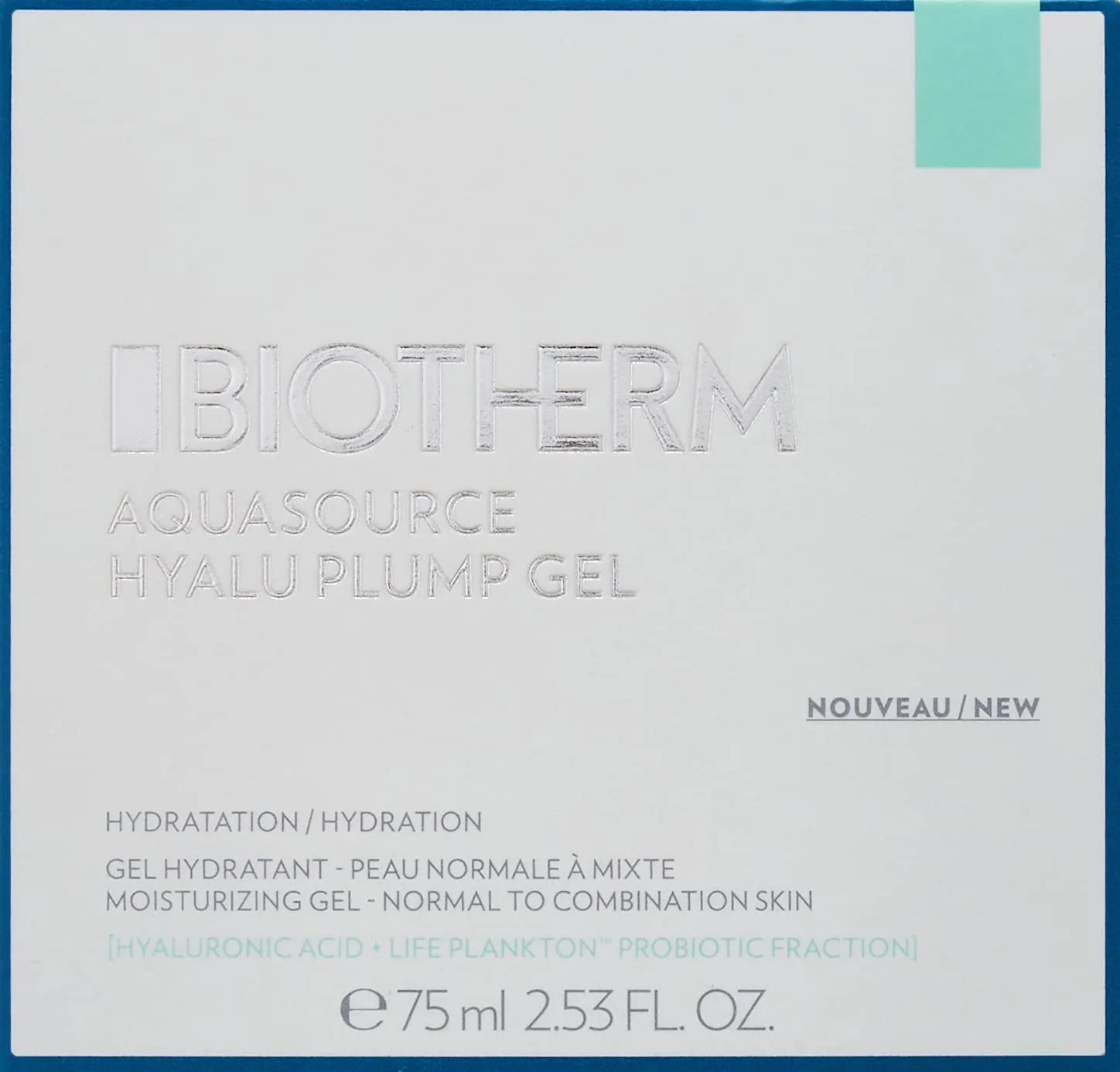 Гель для умывания Biotherm — Aquasource Hyalu Plump Gel для нормальной и жирной кожи с гиалуроновой кислотой и, 75.1 мл — фото 2