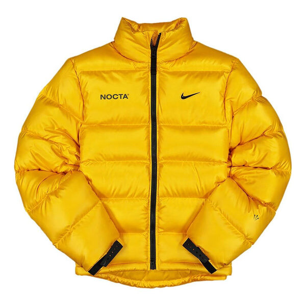 

Куртка x nocta drake stand collar down jacket 'gold' Nike, золотой