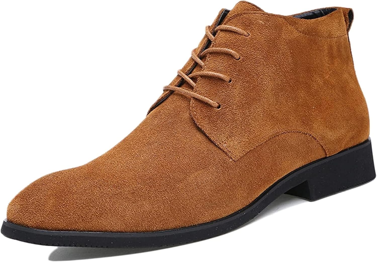 

Мужские ботинки Yiozoi Derby с шнуровкой, теплой подкладкой, офисного стиля, на плоской подошве, плюшевые, формальные, до щиколотки, желтый