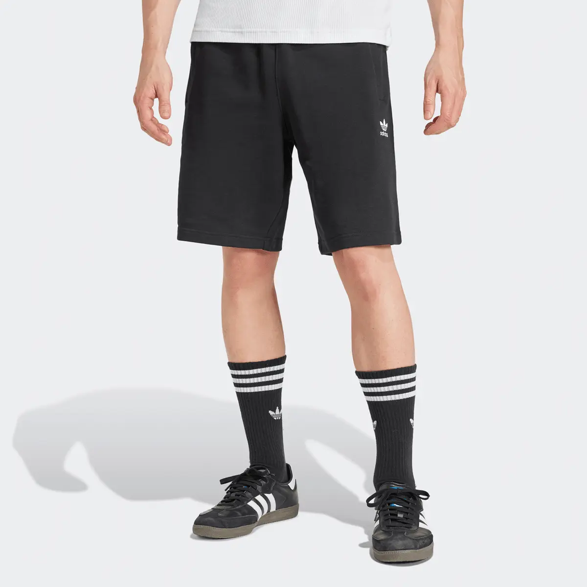 

Шорты adidas Originals Essentials Trefoil Shorts, черный