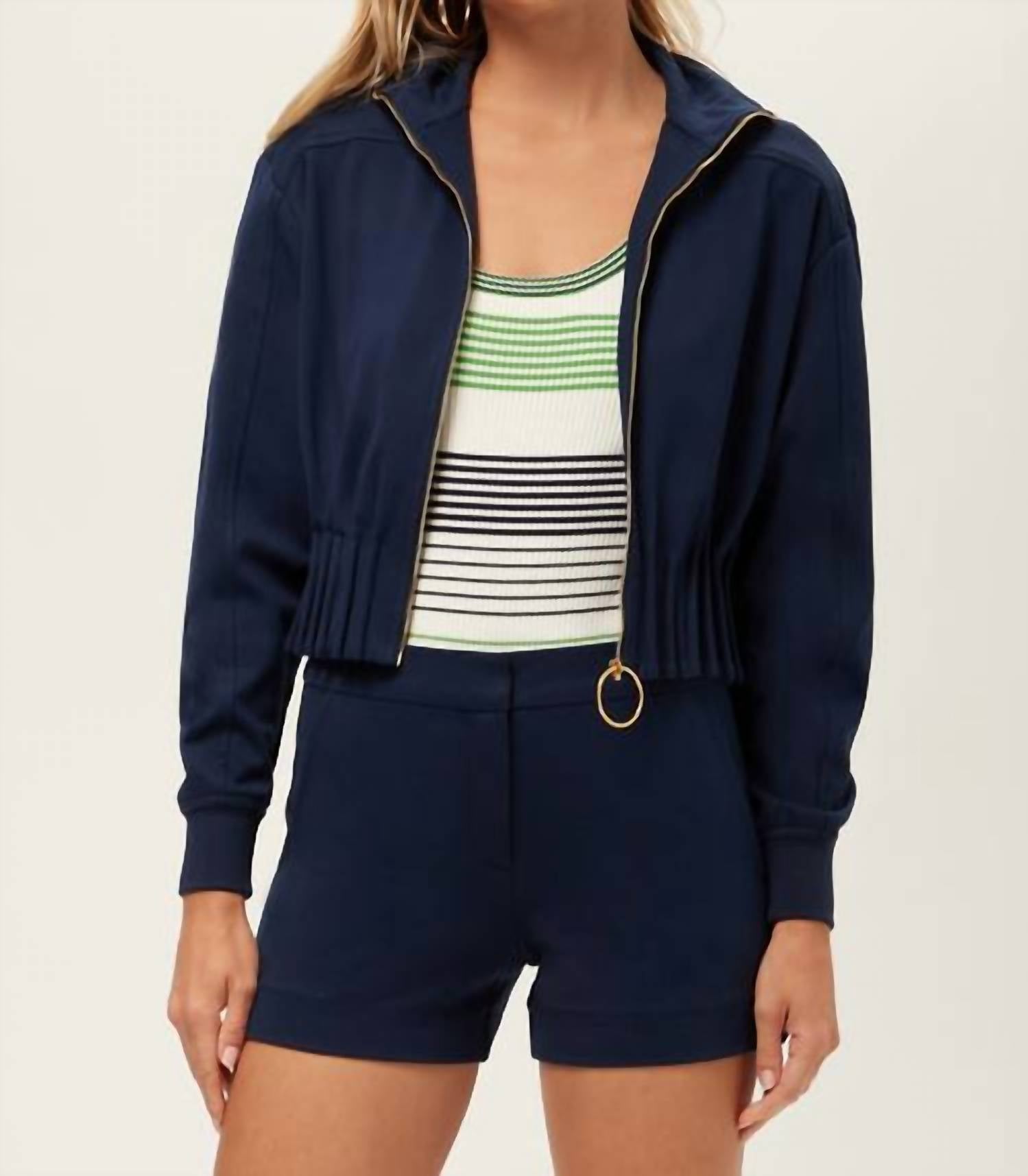 

Аутран куртка в чернильном цвете Trina Turk