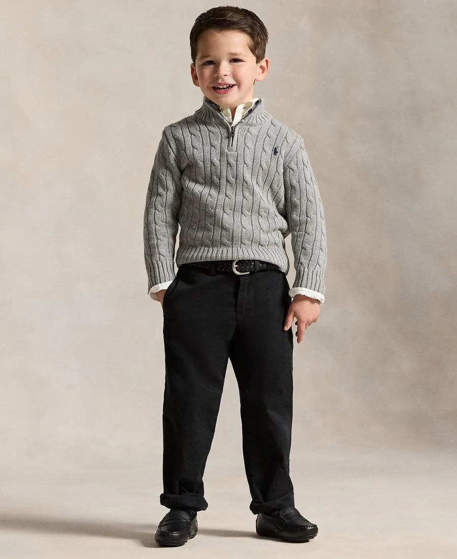 Girl's & Boy's Back to School Sibling Matching Moment Polo Ralph Lauren, polo черный — фото 3