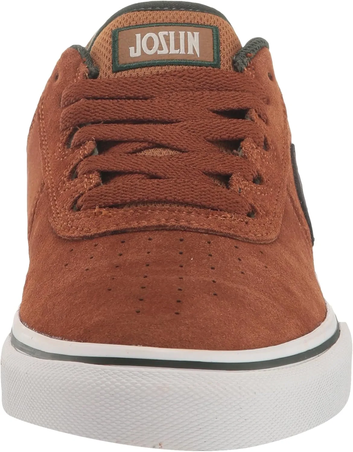 Мужские скейтбордистские кроссовки Etnies Joslin Vulc, зеленый/коричневый — фото 2