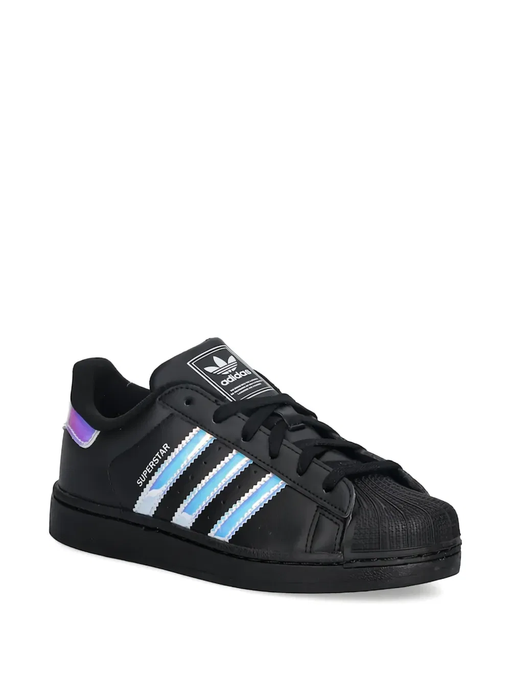 Кроссовки Superstar II на шнуровке из коллекции Originals Adidas Kids, черный