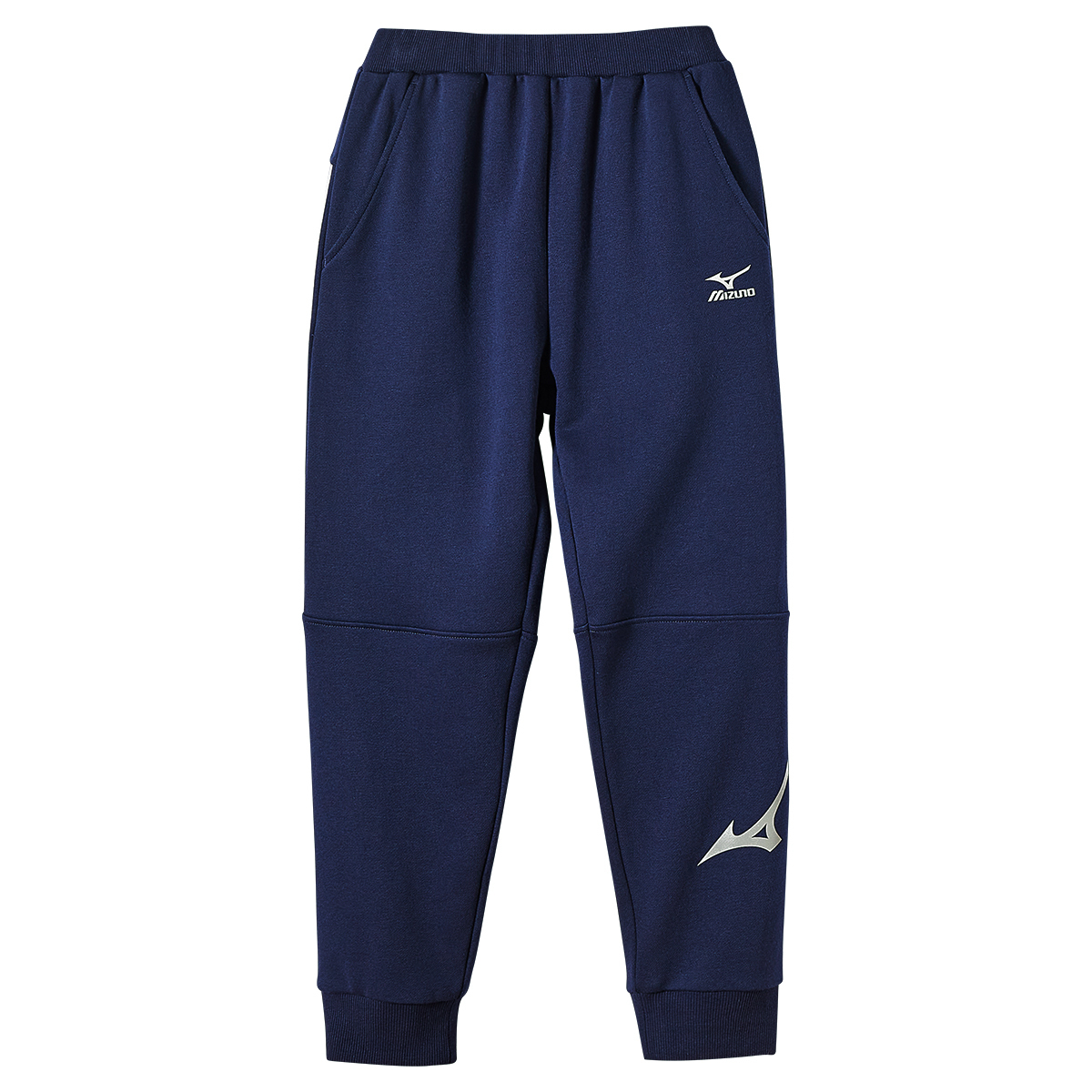 Вязаные спортивные штаны для детей Mizuno, королевский синий — фото 3