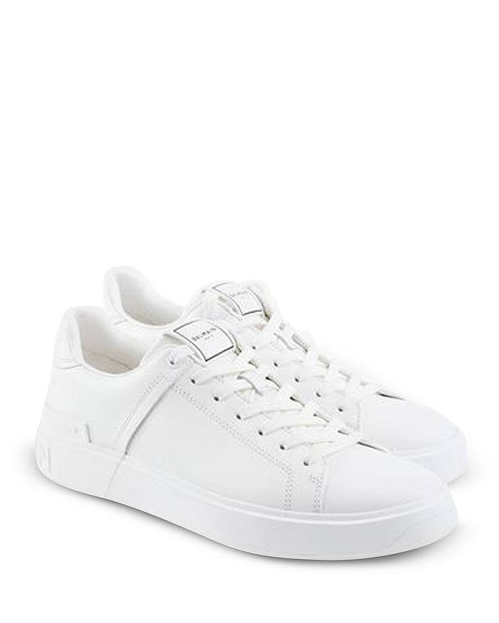 

Мужские кожаные кроссовки B-Court Balmain, белый