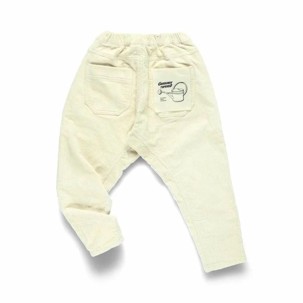 Вельветовые брюки зауженного кроя Branshes, ivory