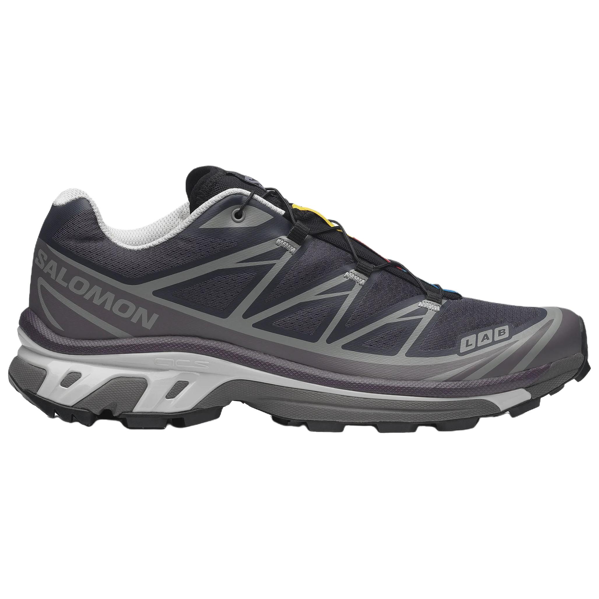 SALOMON Кроссовки XT 6 дышащие поддерживающие повседневные для бега унисекс черные, цвет Black — фото 2