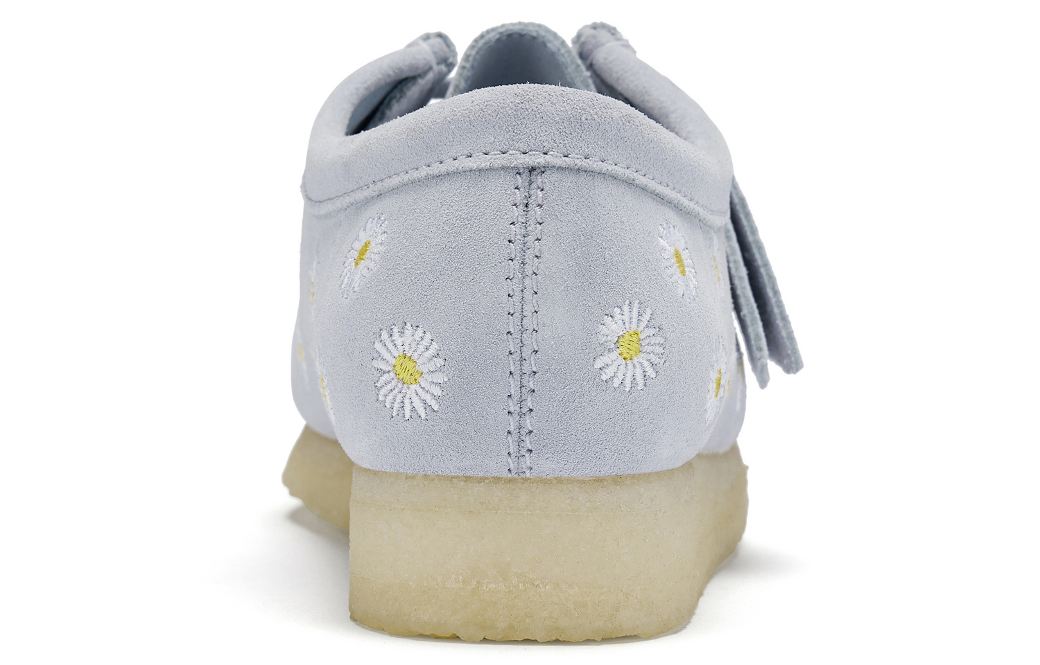 Clarks Originals Wallabee Кроссовки из замши на шнуровке, серый/белый 261756444 — фото 3