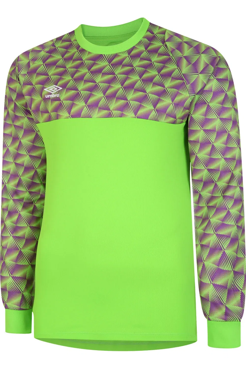Футболка детская лонгслив Umbro, ярко-зеленый