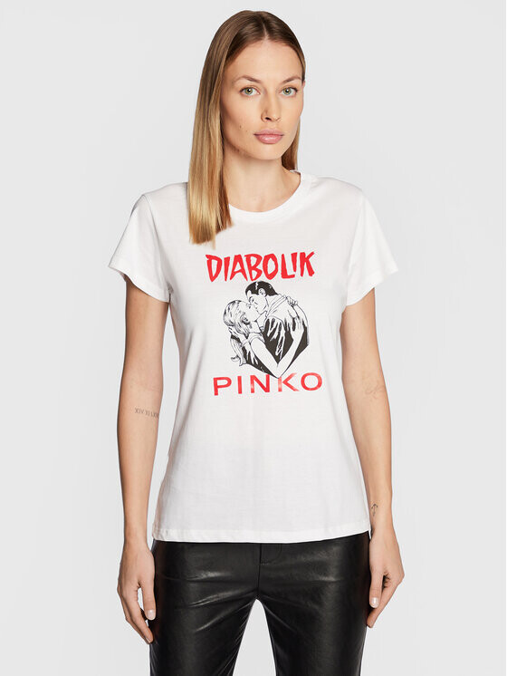 

Футболка стандартного кроя Pinko, белый