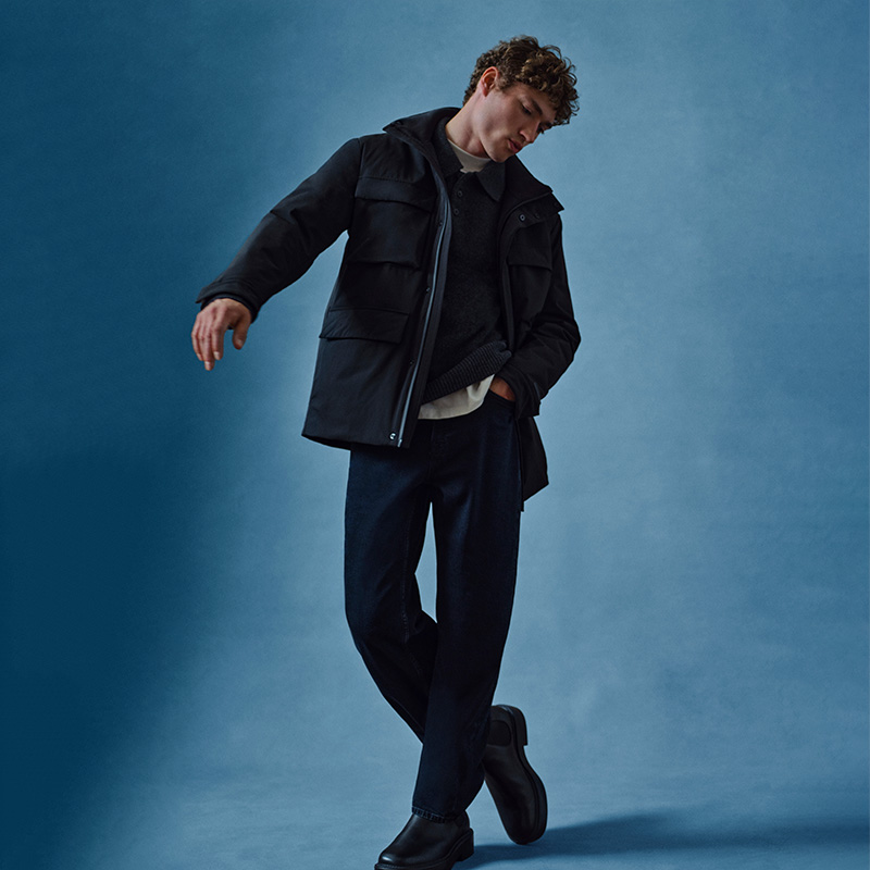 CALVIN KLEIN Jeans Мужские джинсы синий черный, EF7-Denim Blue Black — фото 3