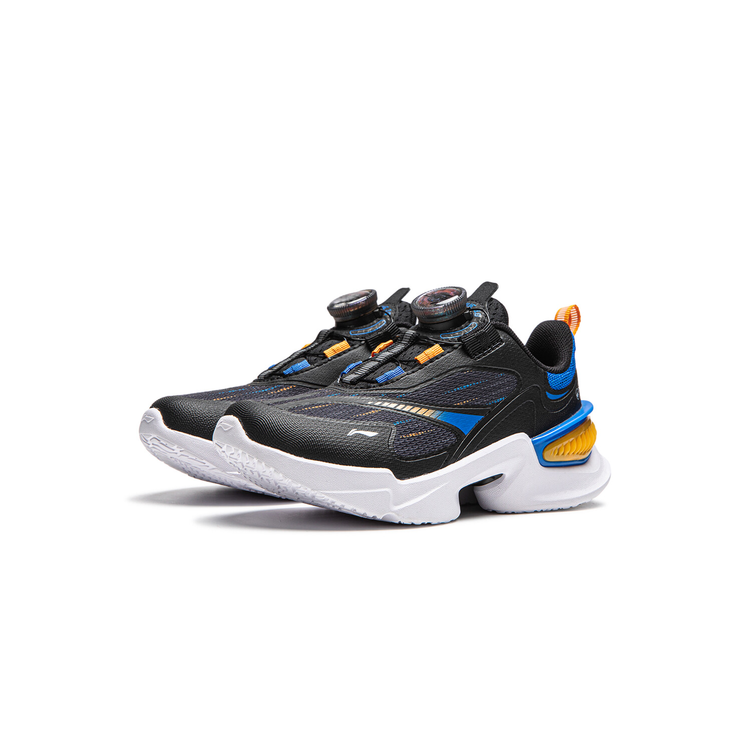 Кроссовки LINING YOUNG Kids Lifestyle Shoes Kids Low-top Black/bright Blue, черный/синий — фото 3