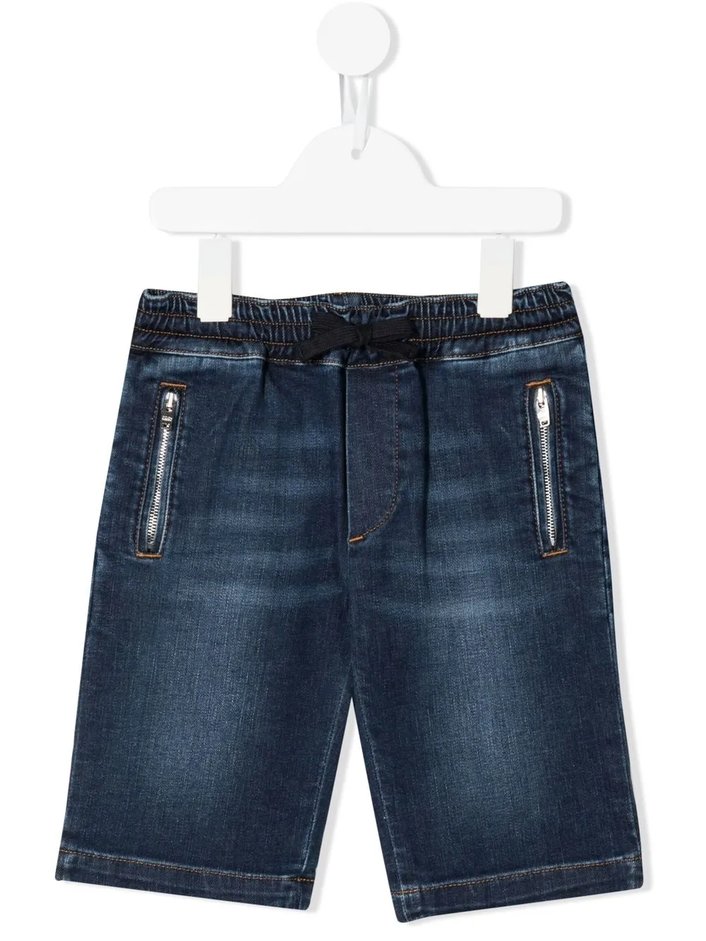 

Джинсовые шорты с кулиской Dolce & Gabbana Kids, синий