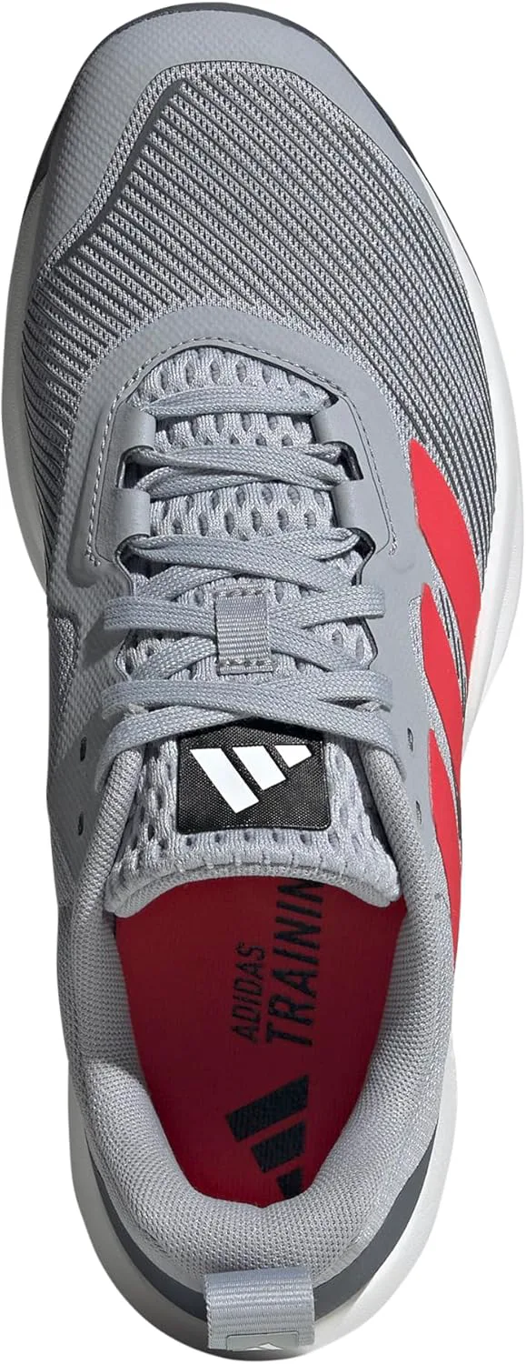 Мужские кроссовки Adidas Rapidmove 2 для тренировок, серебристый/красный — фото 3