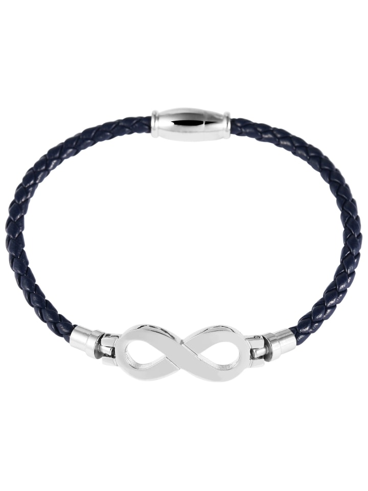 

Adeliás Женский кулон - кулон в виде символа бесконечности из кожи синего цвета