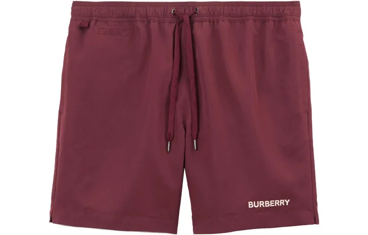 Шорты пляжные Burberry SS23 Dark Crimson