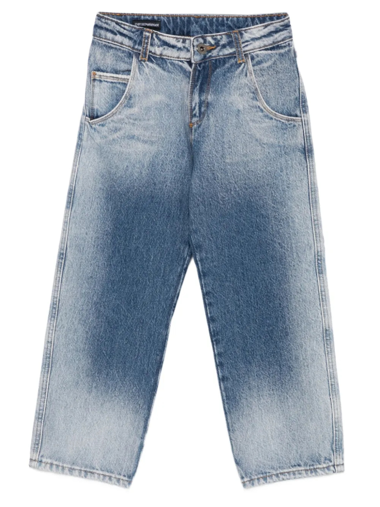 

Джинсы Emporio Armani Kids из хлопка, синий
