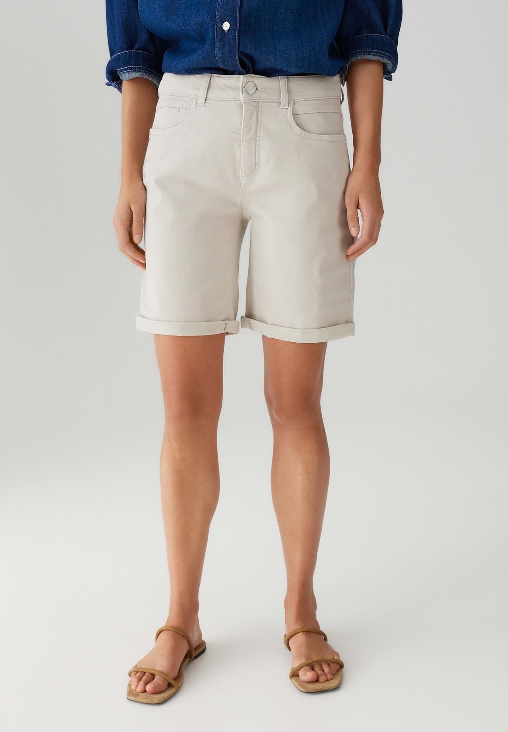 

Джинсовые шорты MID RISE STRAIGHT FIT OPUS PANTS, бежевый